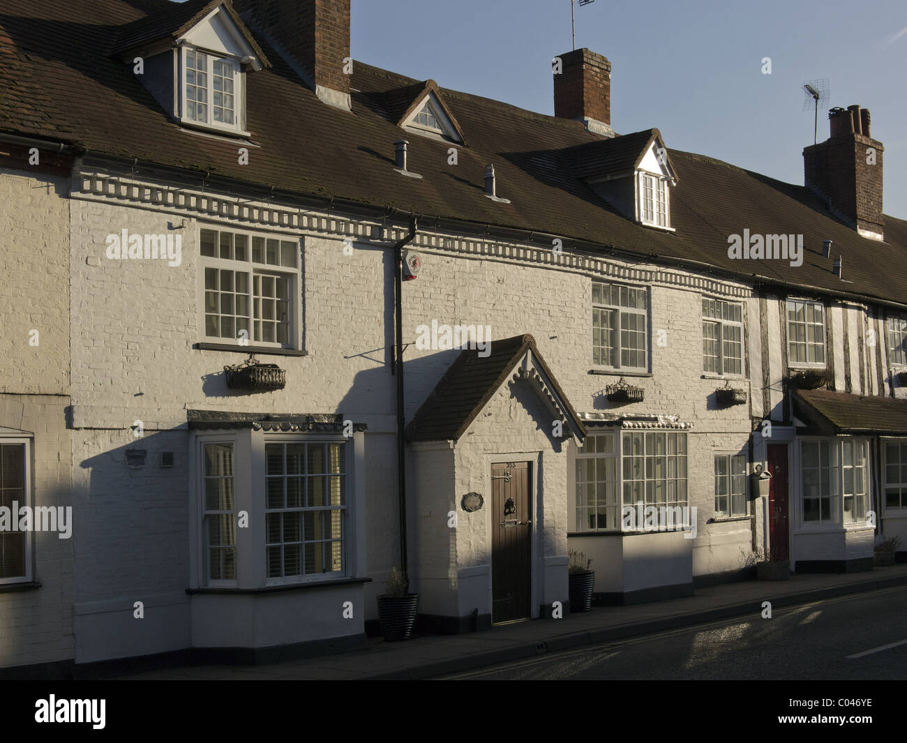 the high street henley in arden village warwickshire england uk Stock ...