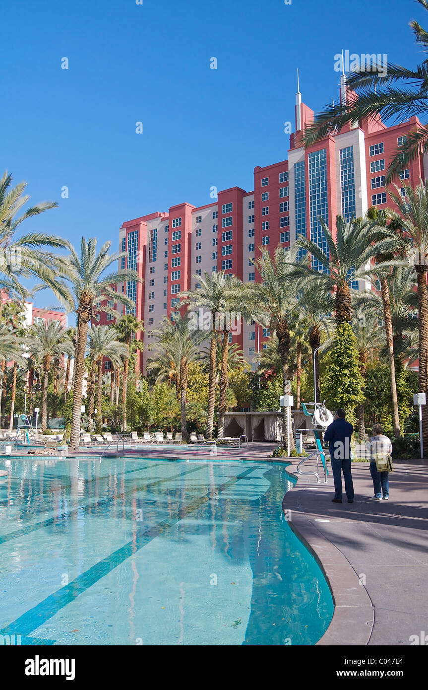 Hilton Grand Vacations at the Flamingo - The Flamingo Pool near the Hilton  Grand Vacations Suites at The Flamingo