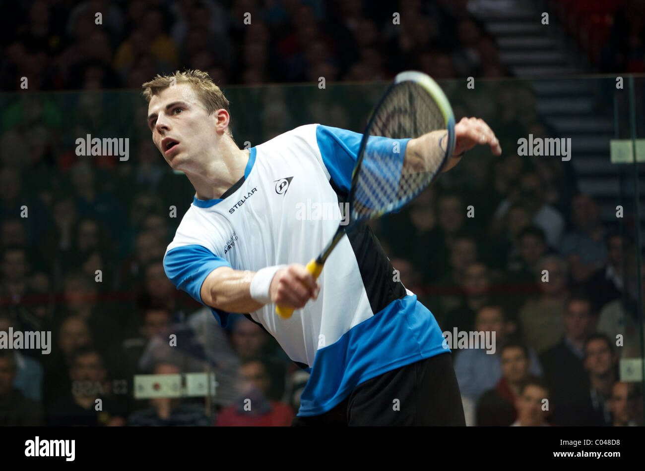 Nick Matthew in the British Squash National Championships in Manchester
