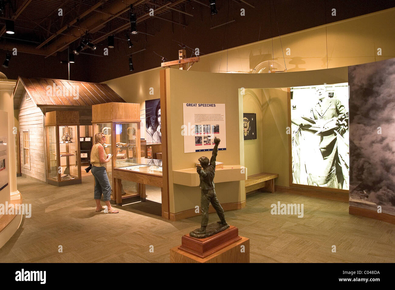 FDR Memorial Museum, Warm Springs, USA Stock Photo Alamy