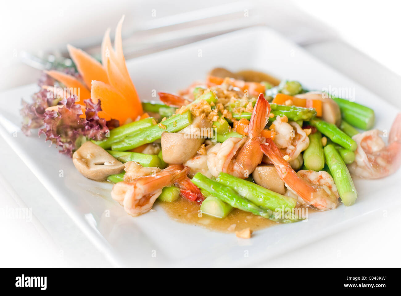 Spicy thai food made out of fresh ingredients Stock Photo Alamy