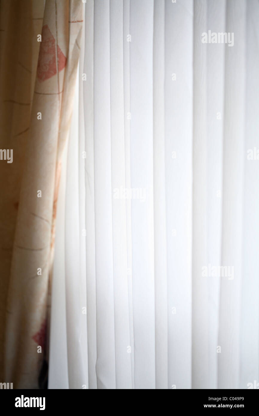 window curtain close up for background Stock Photo
