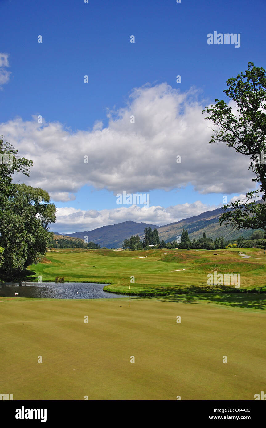 Golf course at Millbrook Queenstown Golf & Spa Resort, Malaghans Road,  Arrowtown, Otago Region, South Island, New Zealand Stock Photo - Alamy