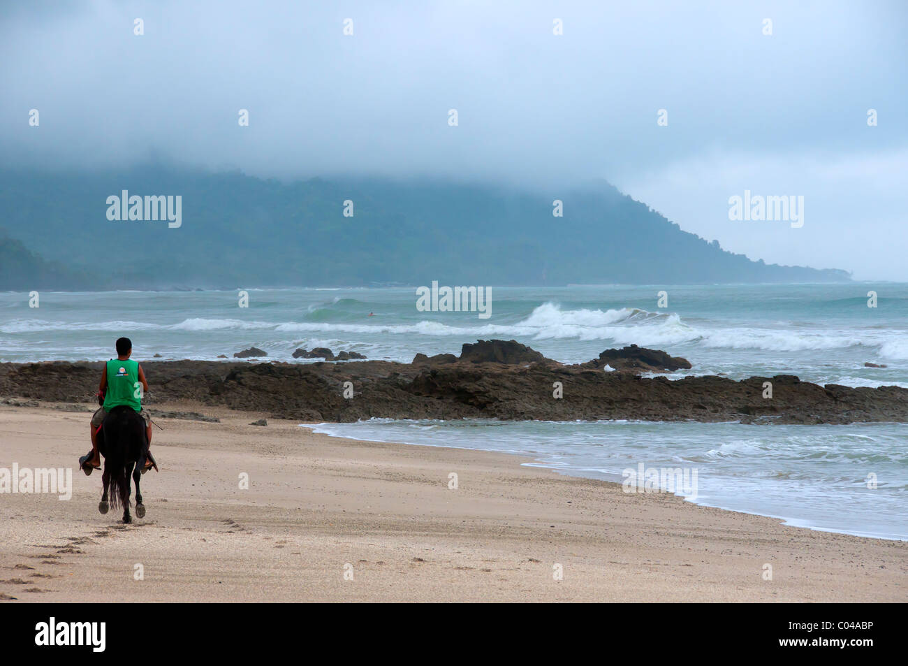 Santa Teresa beach Nicoya Peninsula Stock Photo