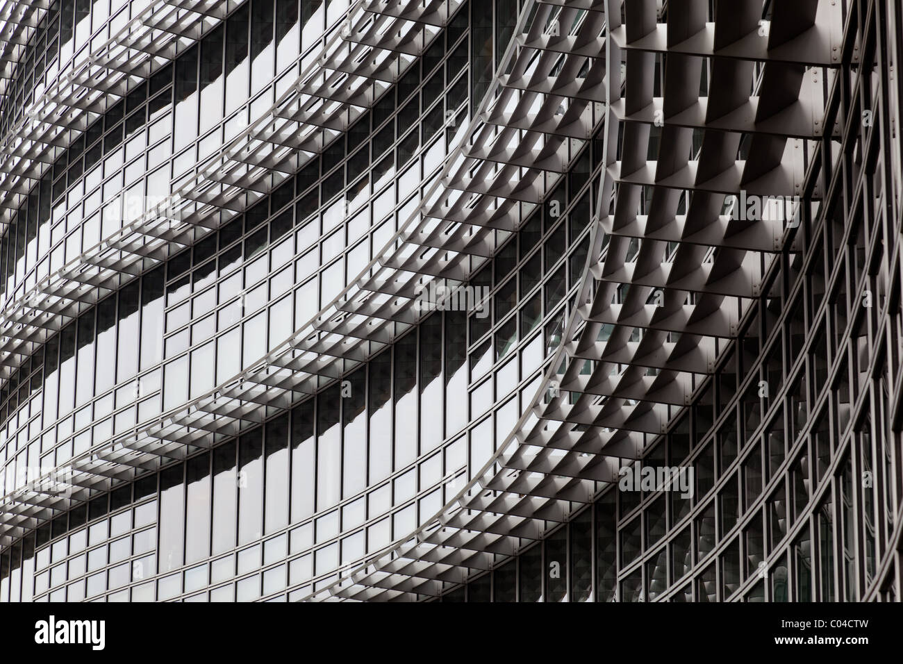 Curved facade of building in Pittsburgh,  Philadelphia, USA Stock Photo
