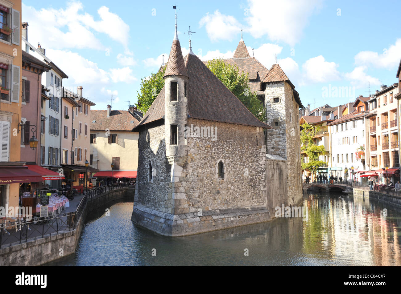 PALAIS DE L ILE, QUAI DES V PRISONS, Annecy, Haute Savoie, France Stock Photo