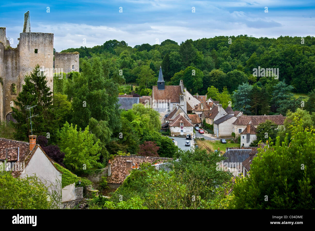 Typical french village scene french hi-res stock photography and images ...