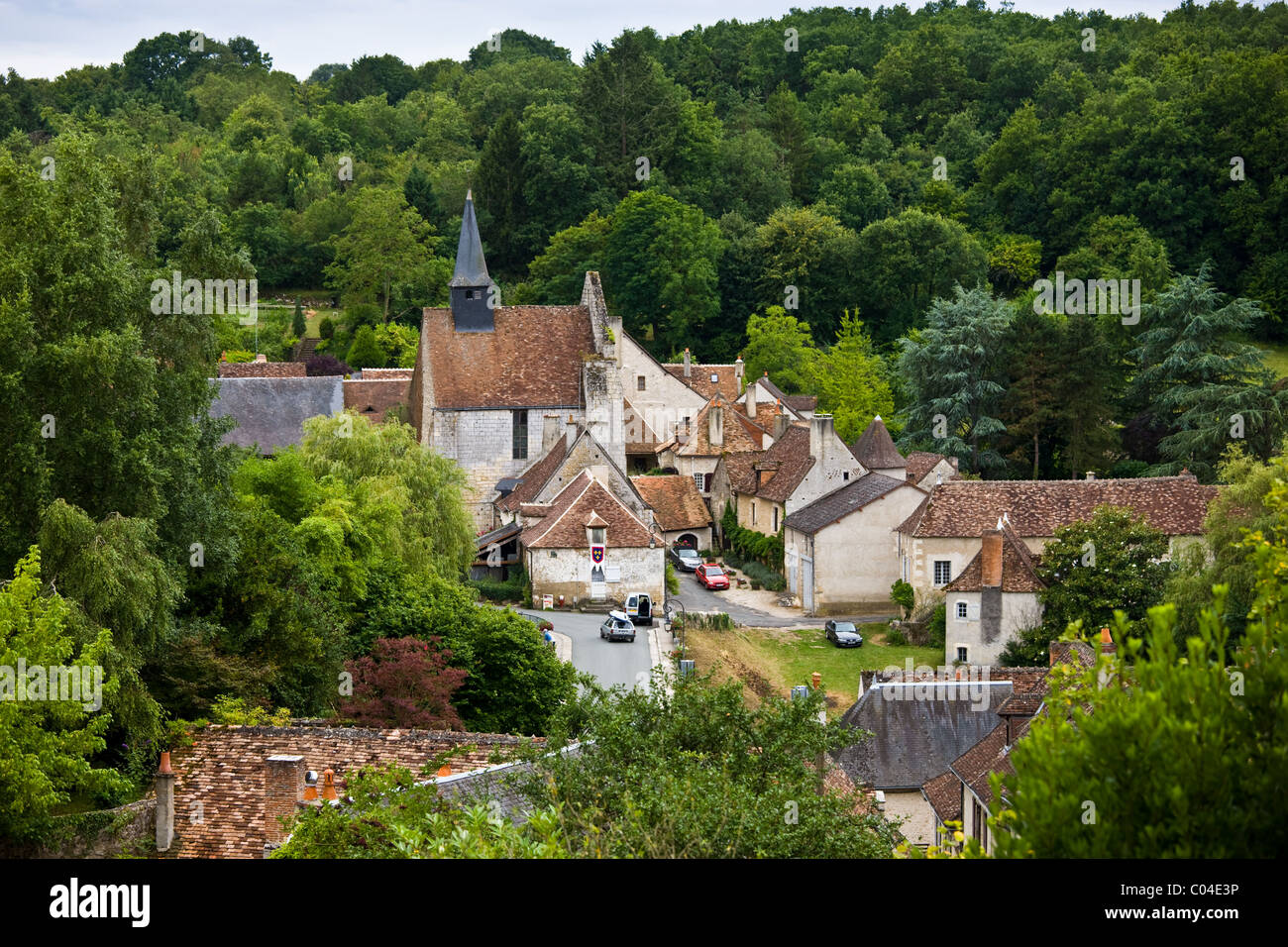 Traditional french village architecture hires stock photography and