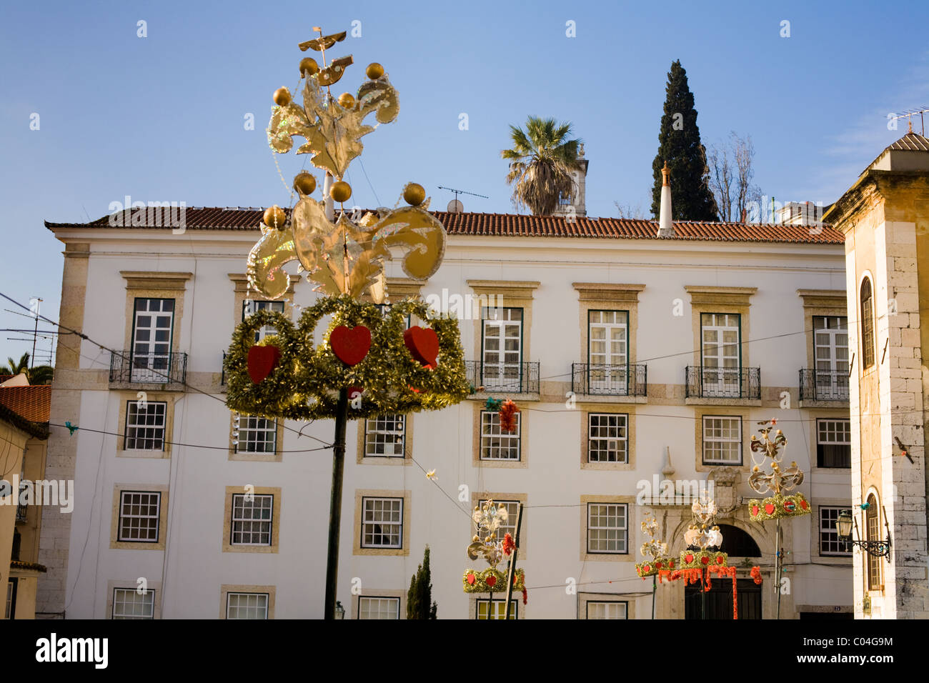 Decorations, The Alfama, Lisbon, Portugal Stock Photo