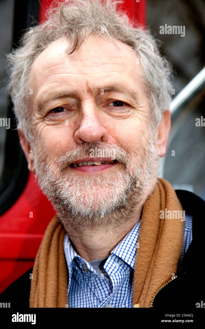Jeremy Corbyn, Labour MP for Islington North in London Stock Photo