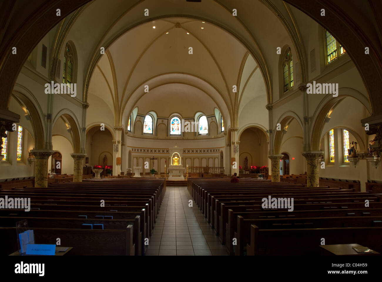 St. Thomas the Apostle is a Roman Catholic Parish in the Diocese of Lansing Stock Photo
