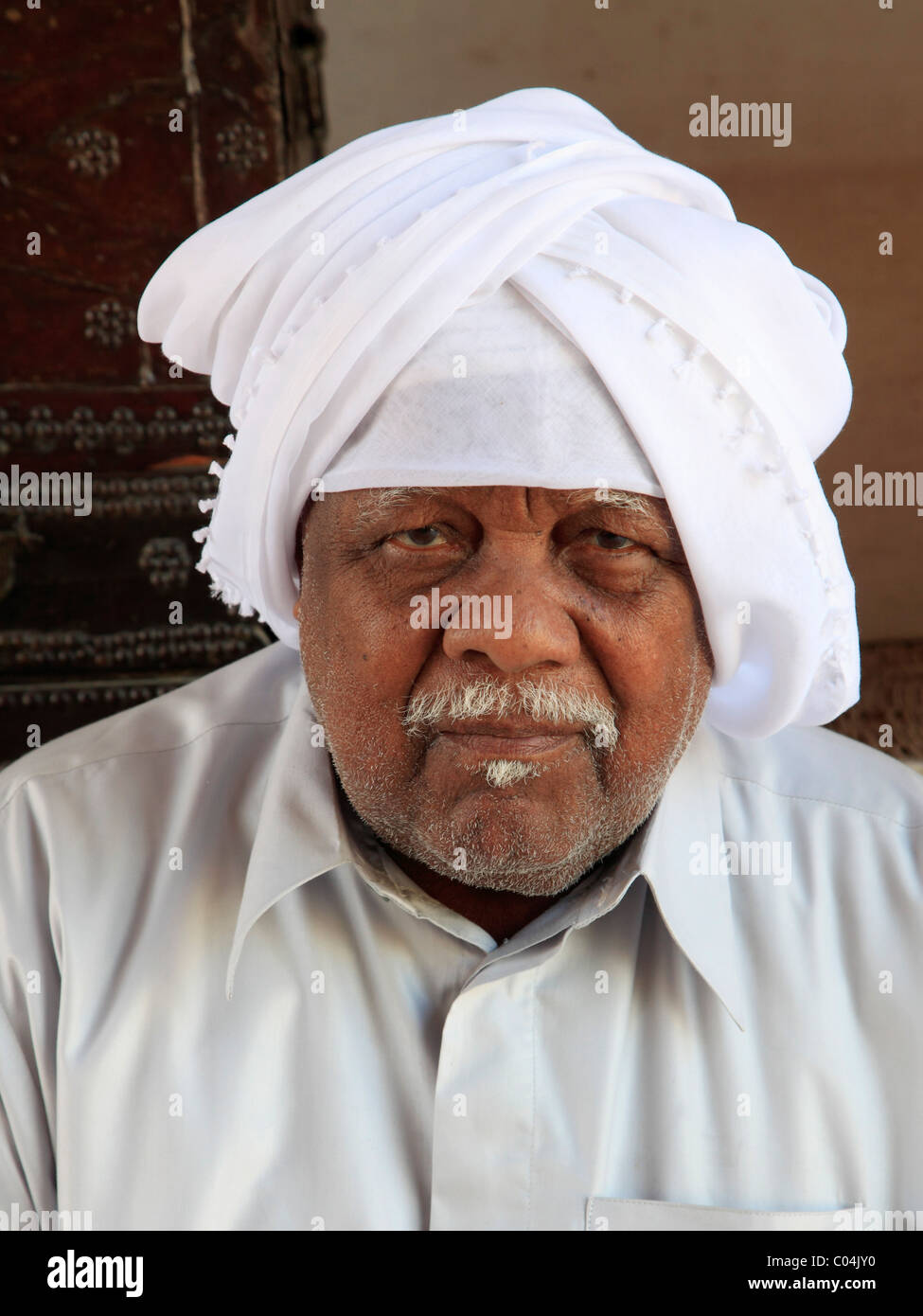 United Arab Emirates, Ajman, old man, portrait, Stock Photo