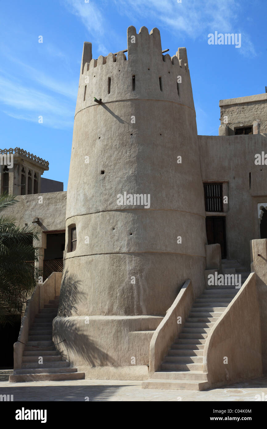 United Arab Emirates, Ajman, Fort, Museum, Stock Photo