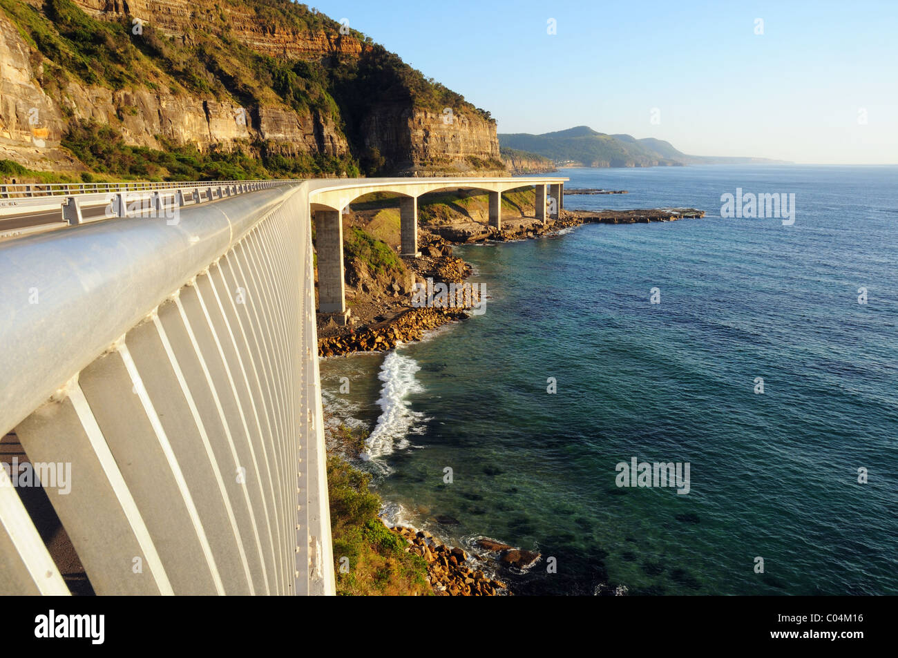 The Seacliff Bridge in New South Wales, Australia Stock Photo