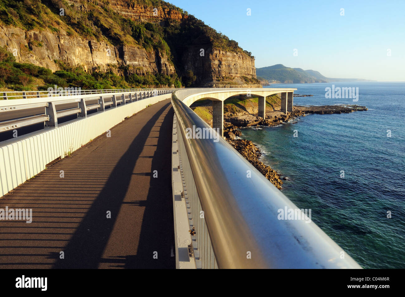The Seacliff Bridge in New South Wales, Australia Stock Photo