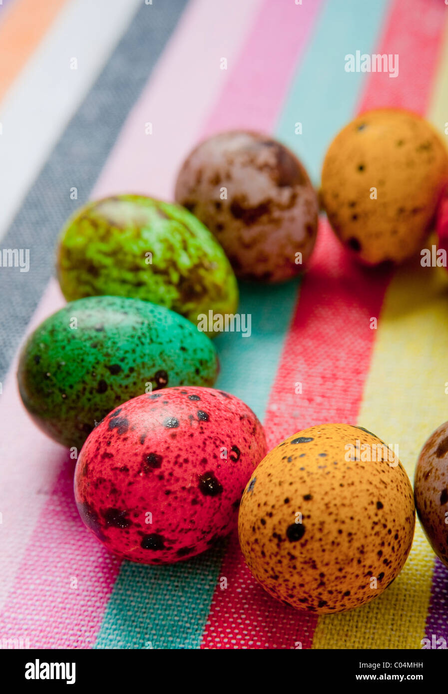 Easter blue quail eggs hi-res stock photography and images - Alamy