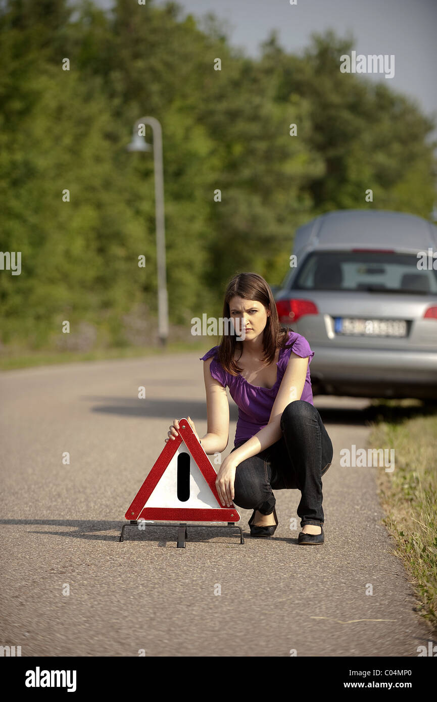 Car breakdown Stock Photo