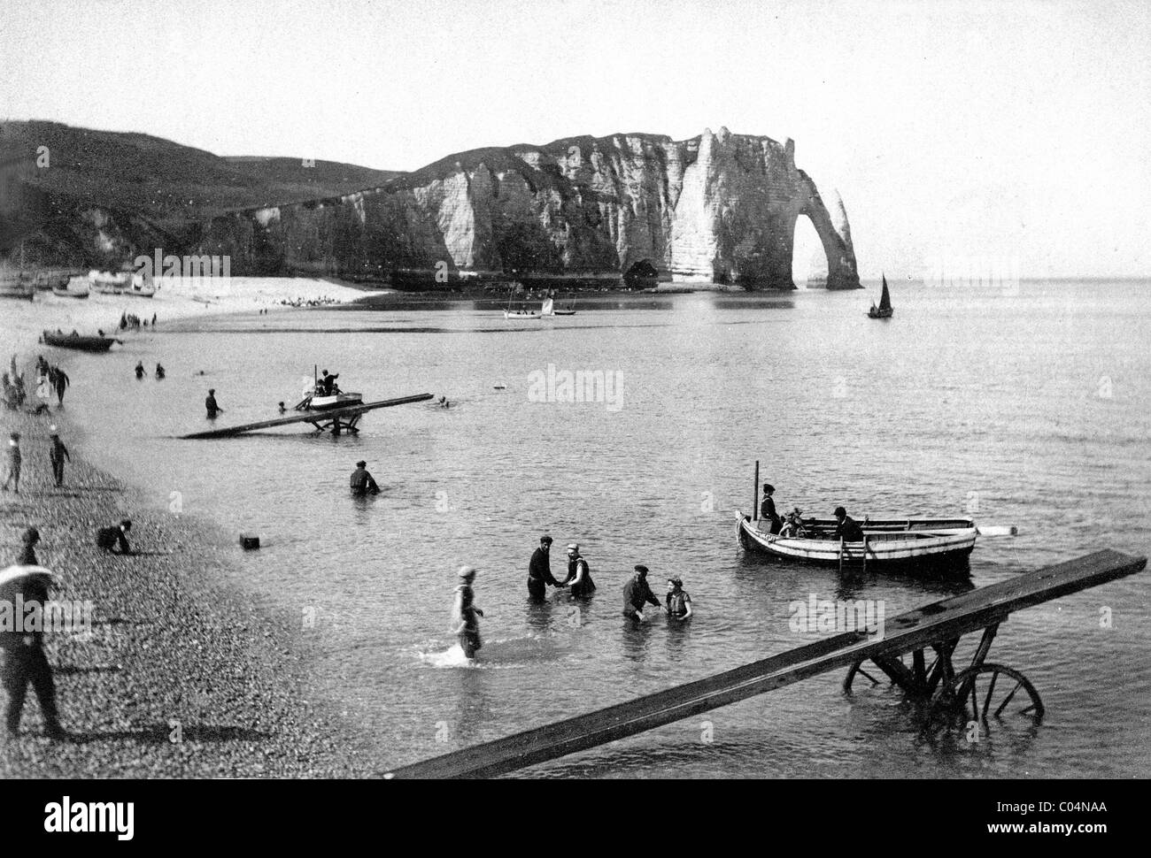 Tourism normandy Black and White Stock Photos & Images - Alamy