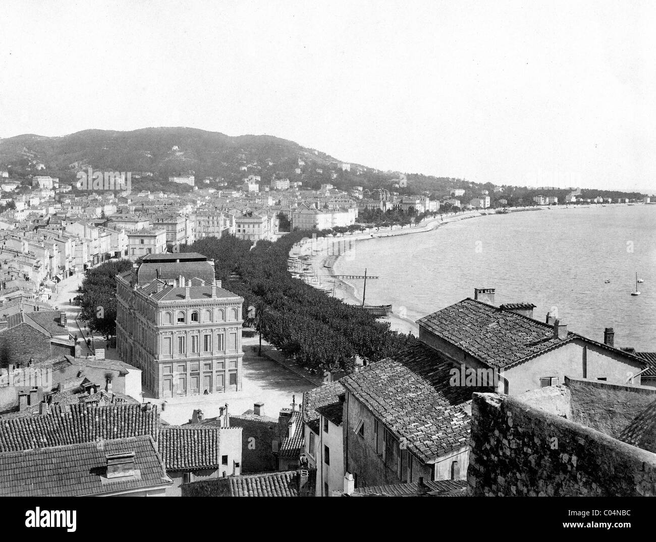 Cannes old view Black and White Stock Photos & Images - Alamy