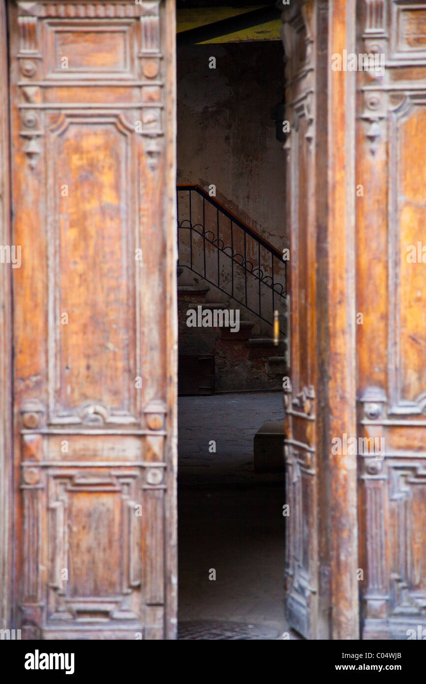Doorway in the Old Town of Baku, Azerbaijan Stock Photo