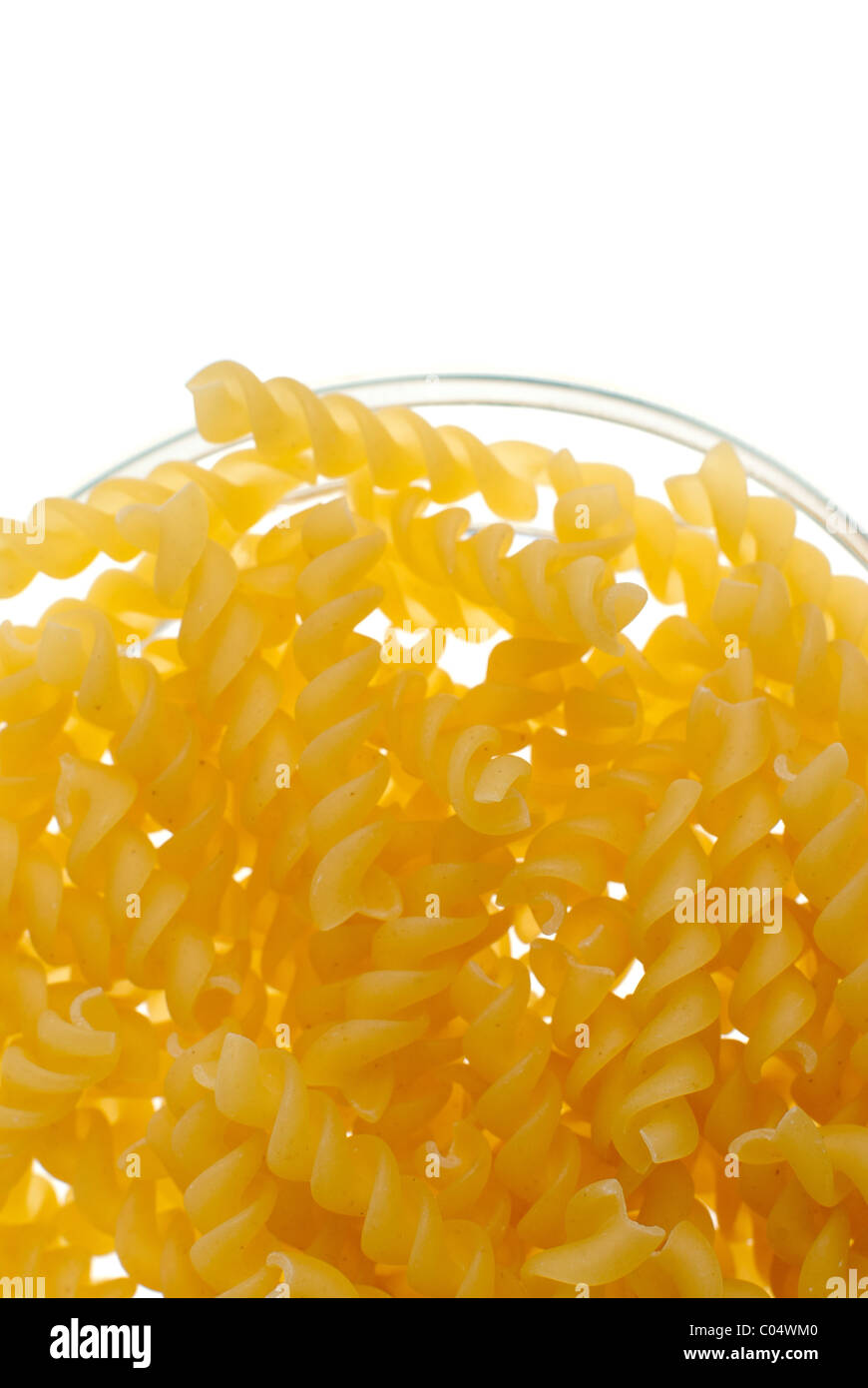 Fusilli is a long, thick, corkscrew shaped pasta Stock Photo Alamy