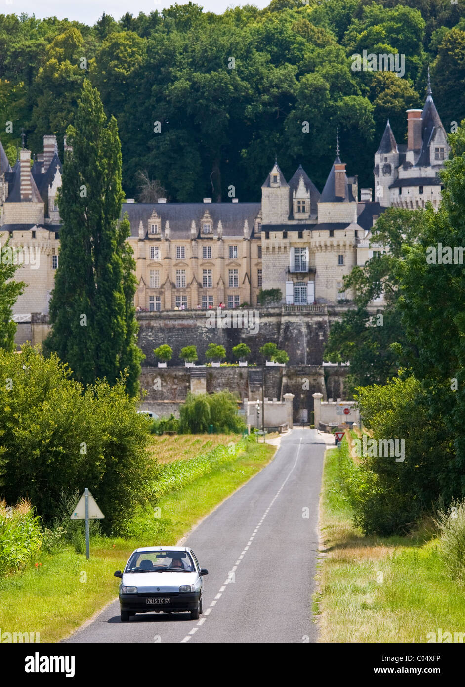 Chateau d'Usse at Rigny Usse in the Loire Valley, France Stock Photo
