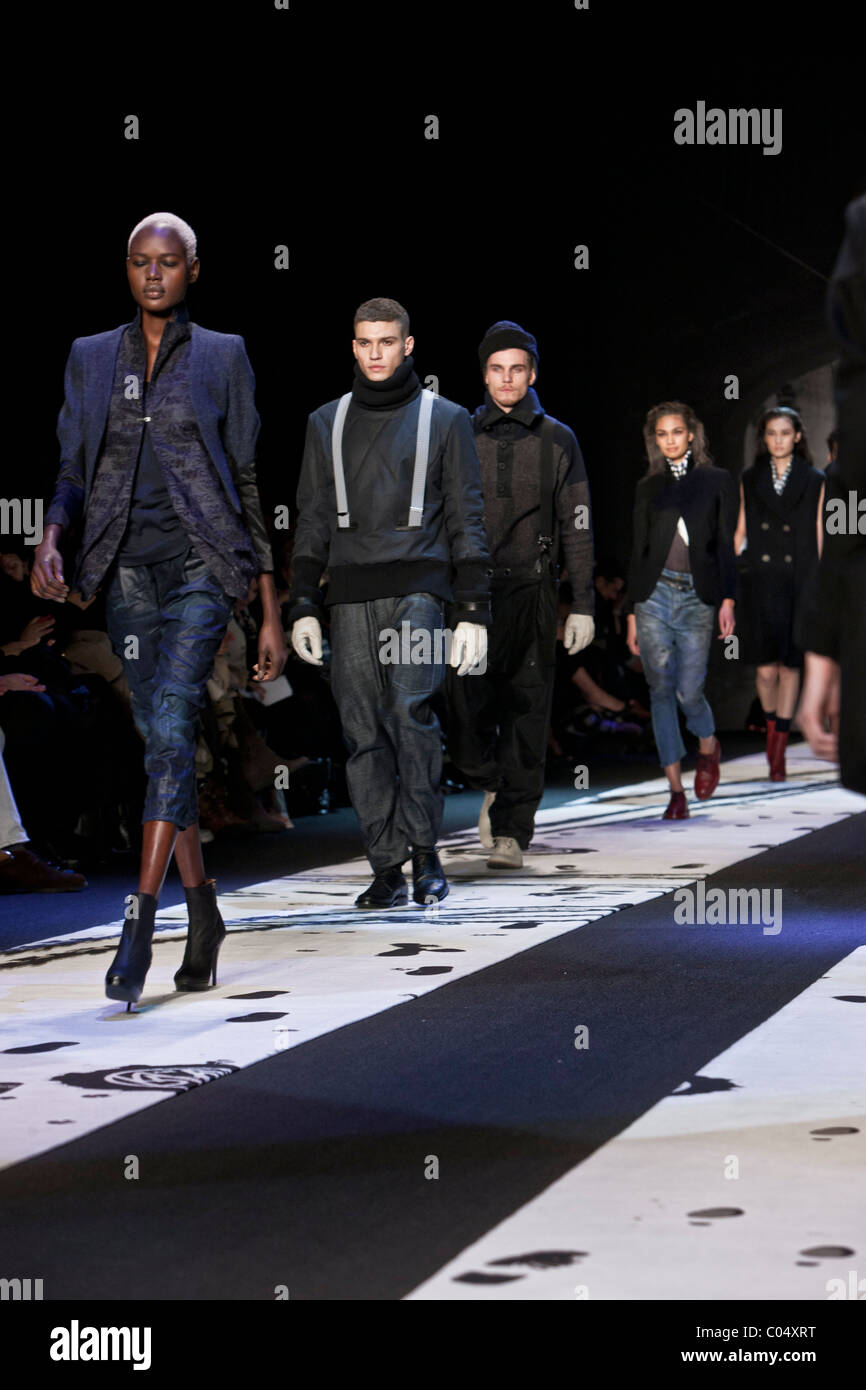 G-Star RAW 2011 fall winter runway presentation at New York fashion week  Stock Photo - Alamy