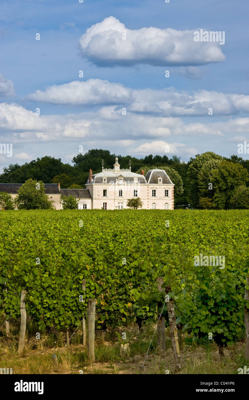Chateau de la Grille near Azay le Rideau, Loire Valley, France Stock Photo