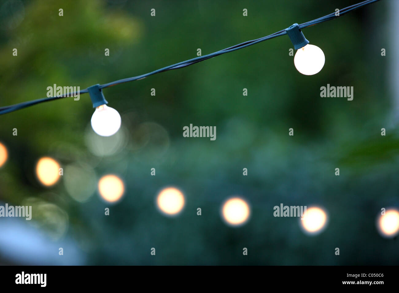 Decorative outdoor lighting Stock Photo Alamy