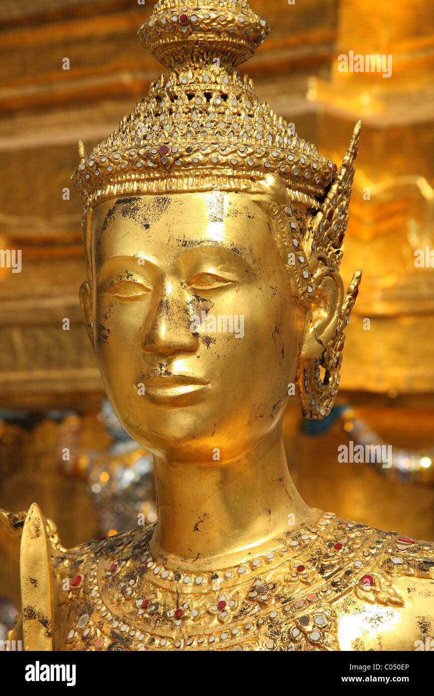 Statue of Buddha in a temple in Thailand Stock Photo - Alamy
