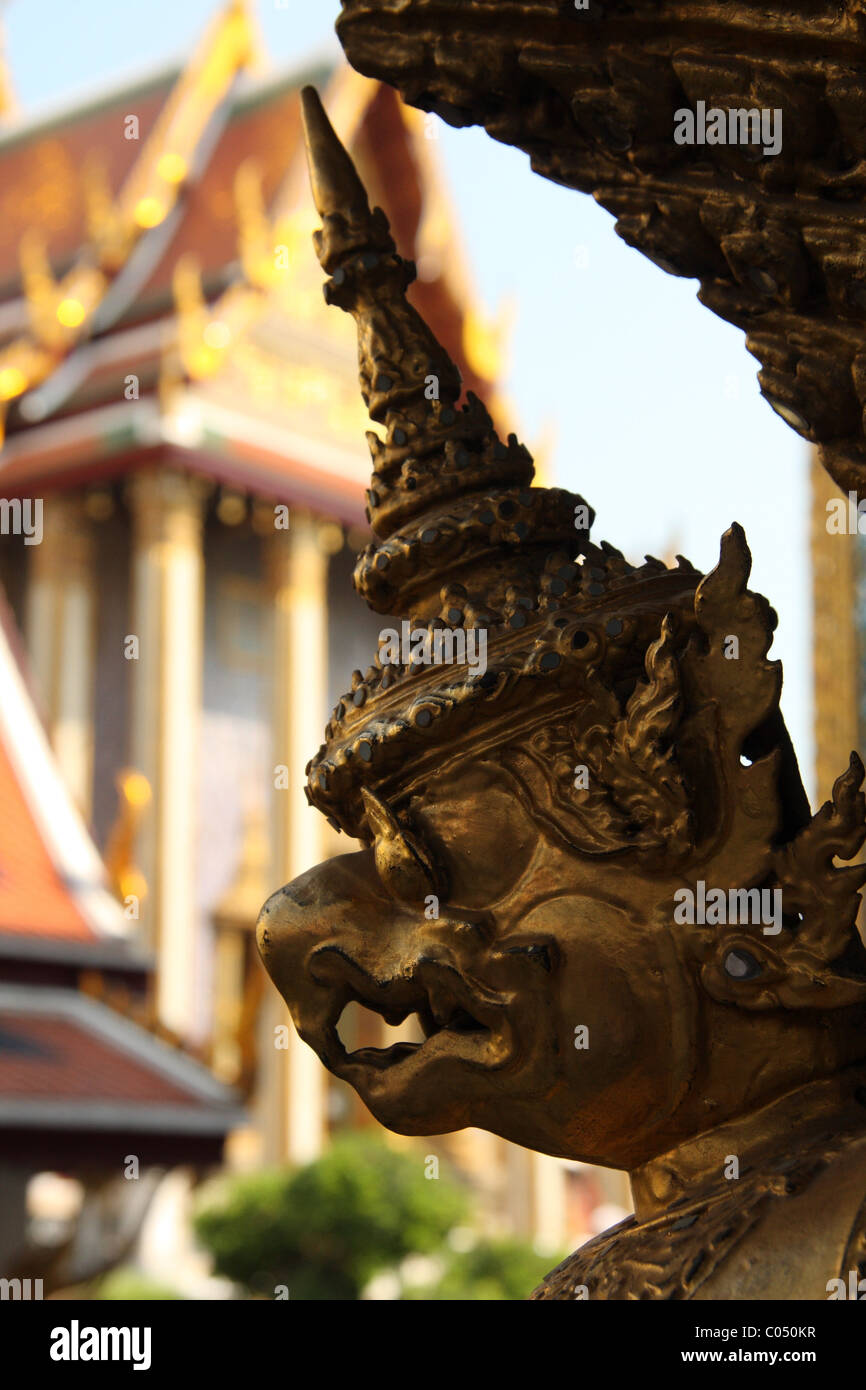 Statue of Grand Palace temple in Bangkok Stock Photo - Alamy