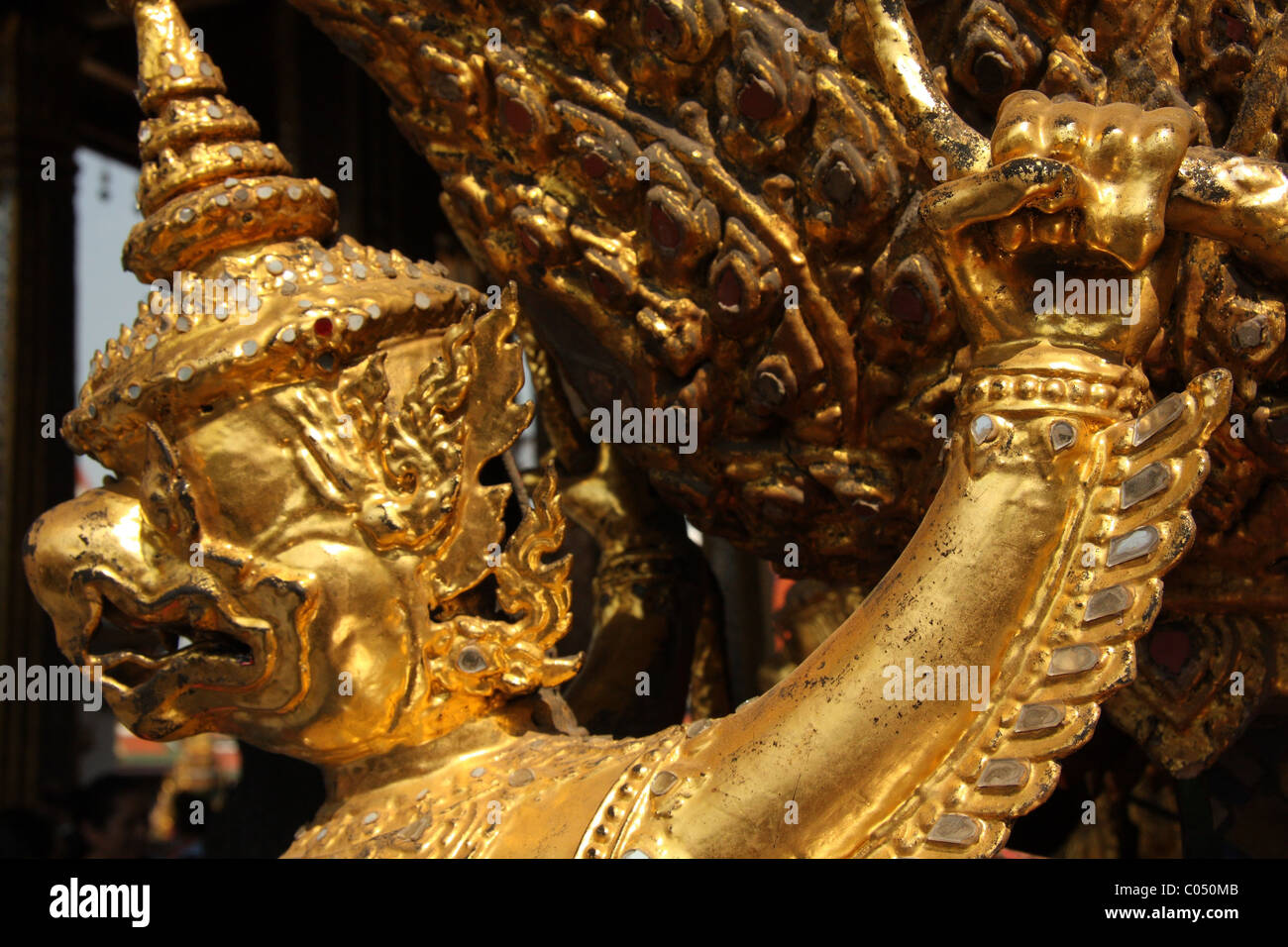 Statue of Grand Palace temple in Bangkok Stock Photo - Alamy