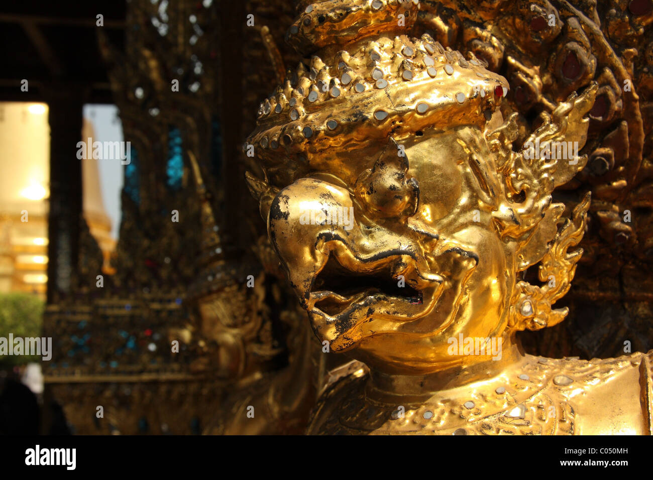 Statue of Grand Palace temple in Bangkok Stock Photo - Alamy