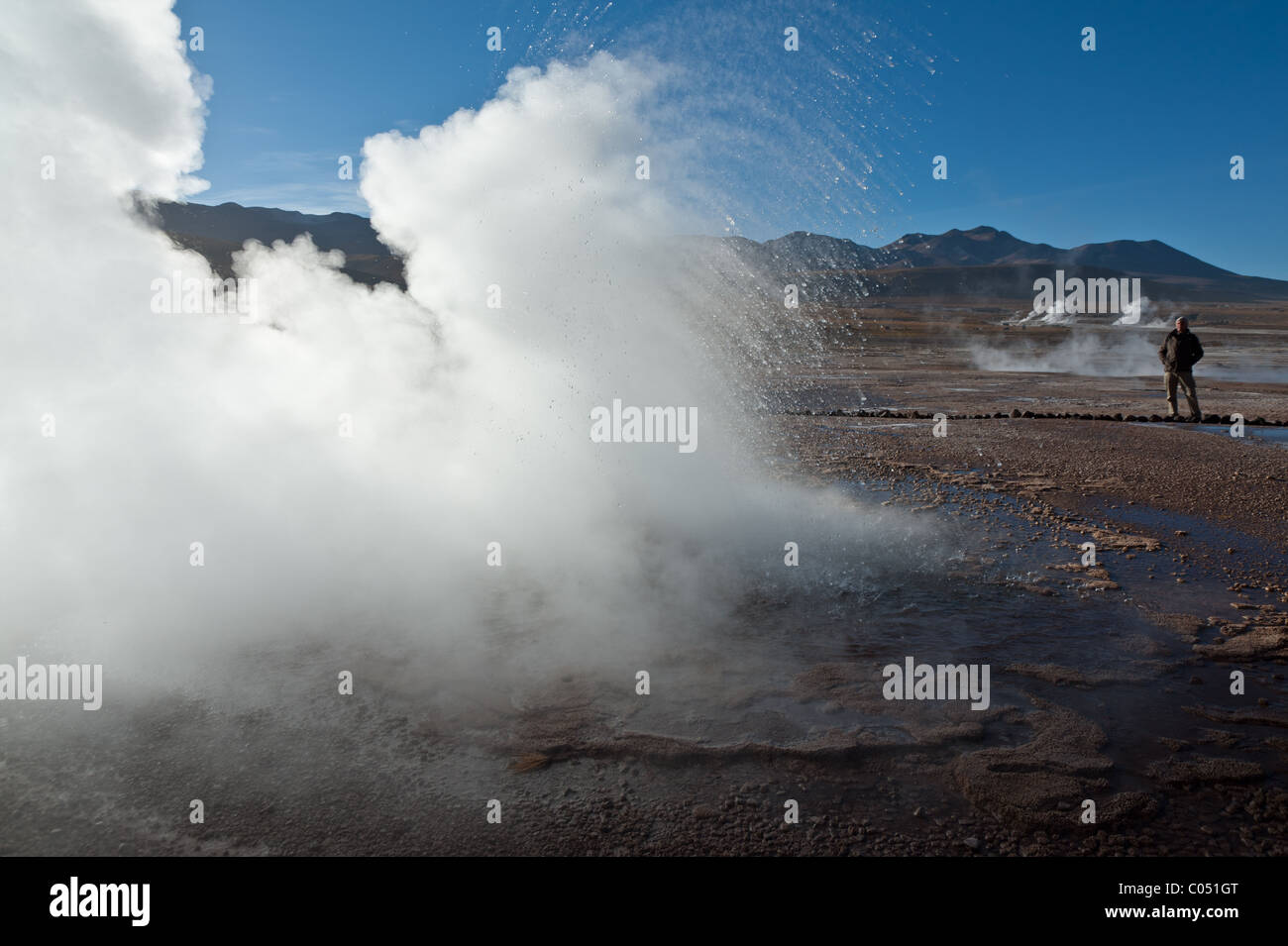 El Tatio is the largest geyser field in the southern hemisphere, in the ...