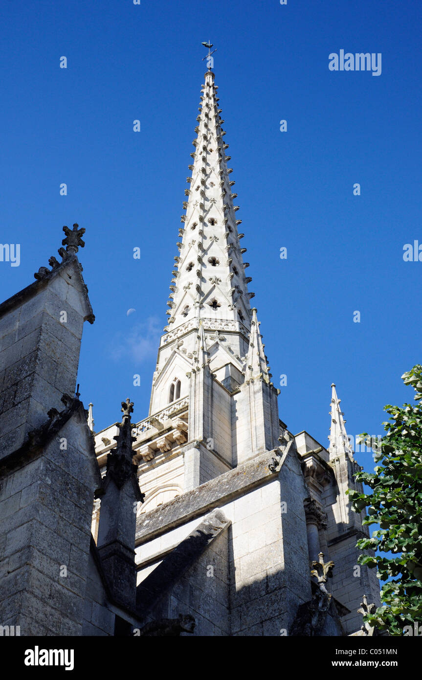 The church at Lucon in the Vendee region of France Stock Photo