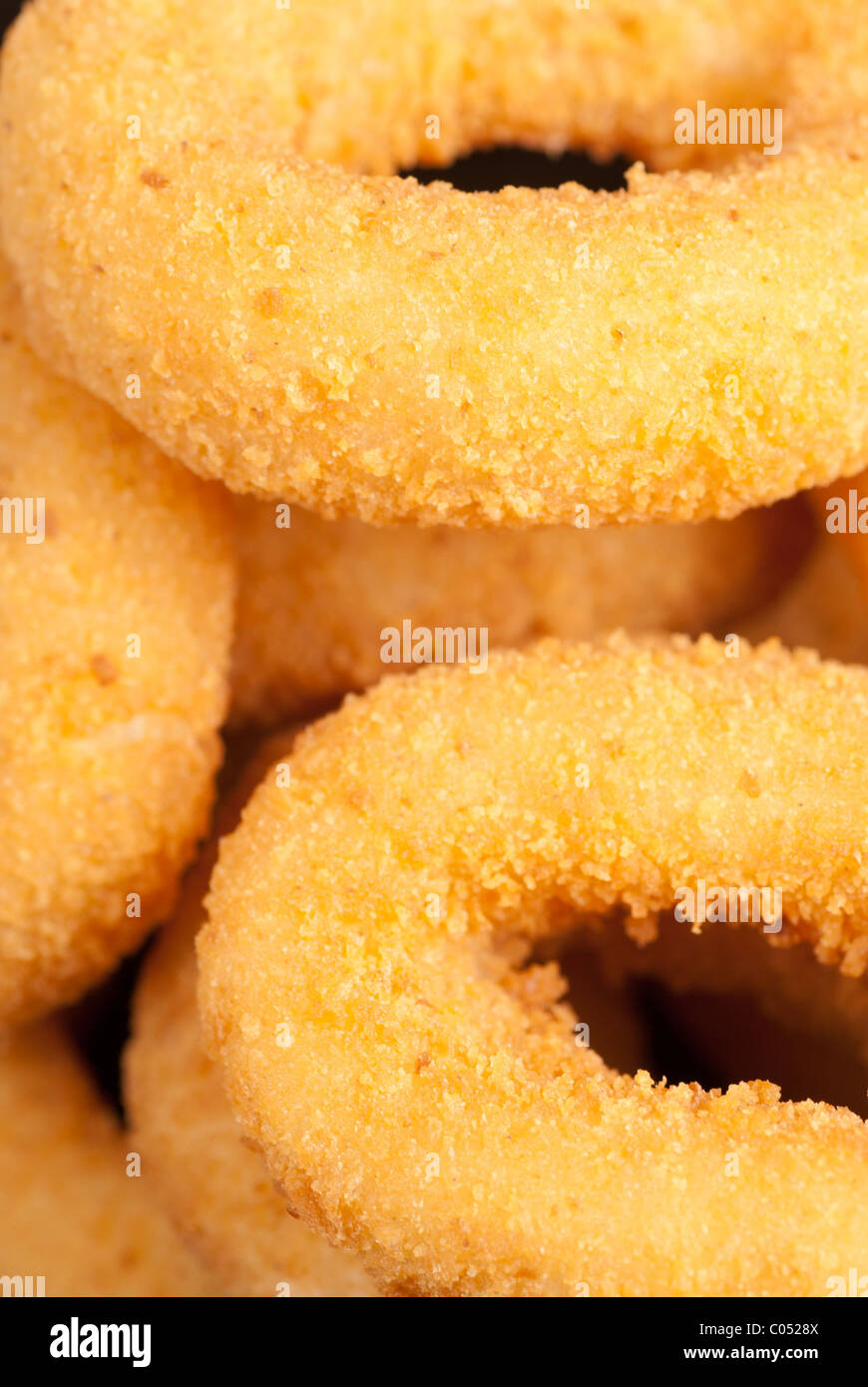 Deep fried battered onion rings hi-res stock photography and images - Alamy