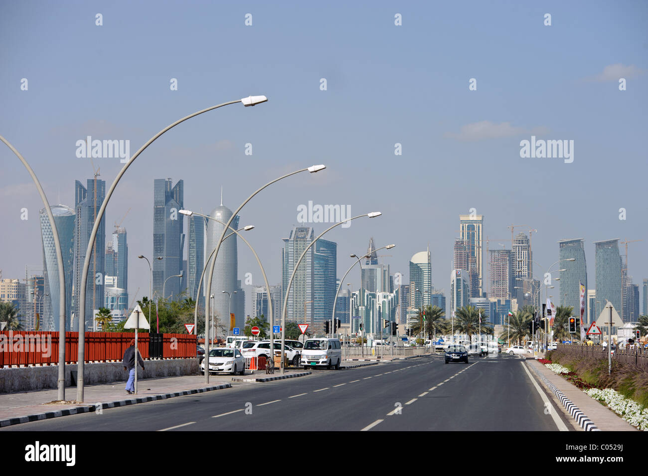 Qatar doha view towards hi-res stock photography and images - Alamy
