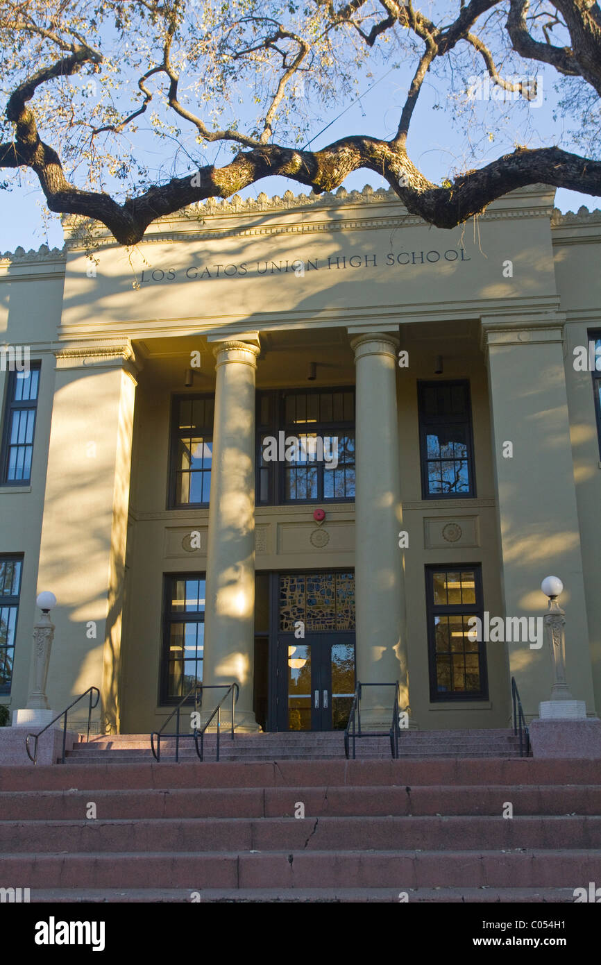 Los Gatos High School outside campus view Los Gatos, California near