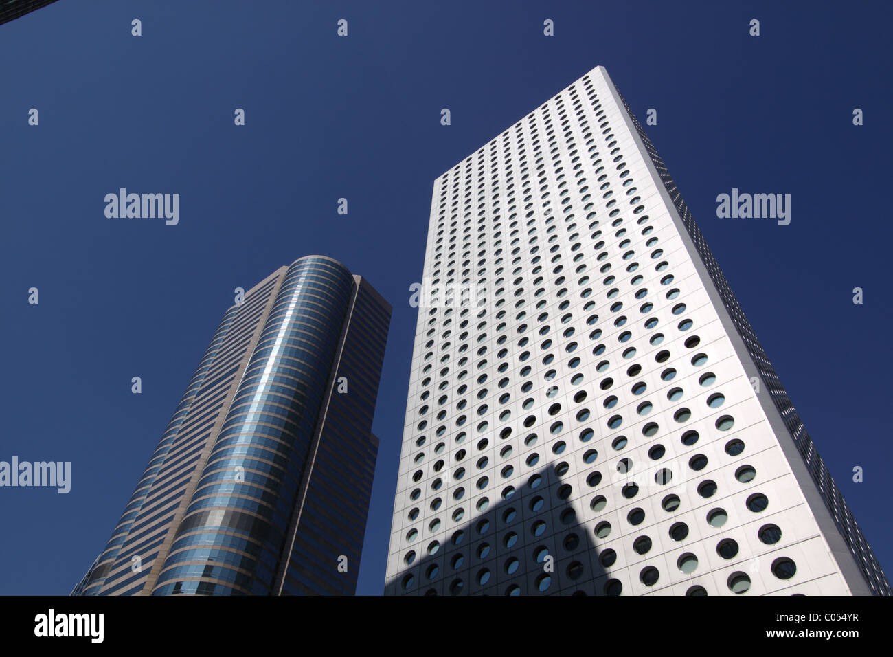 1 Exchange Square and Jardine House, Hong Kong Stock Photo