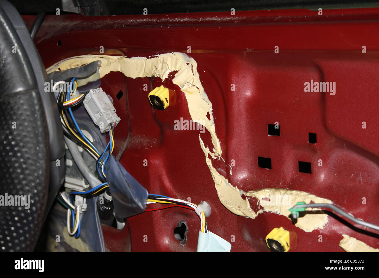 Rear Internal View Internal view of car Stock Photo - Alamy