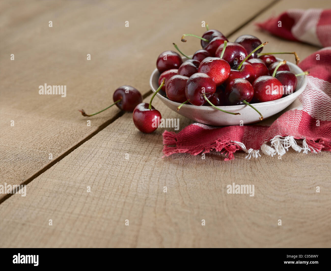 red cherries Stock Photo