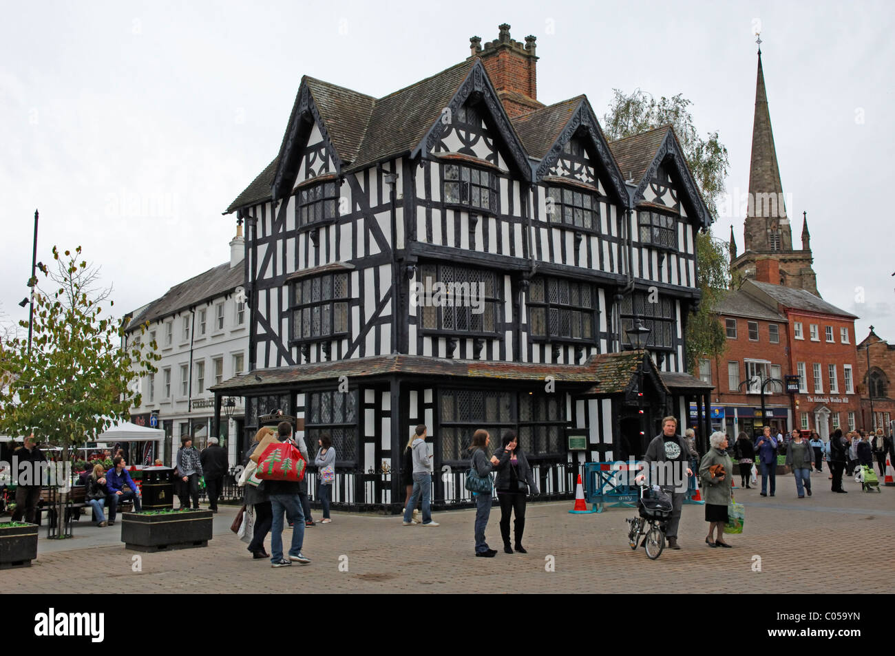 Black and white house museum hereford hires stock photography and