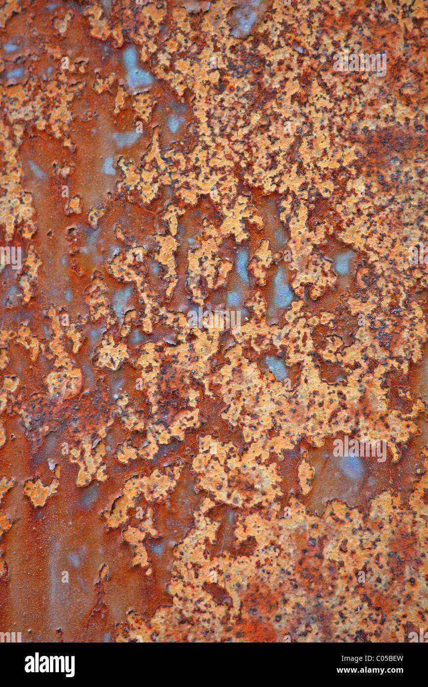 rusted metal background Stock Photo