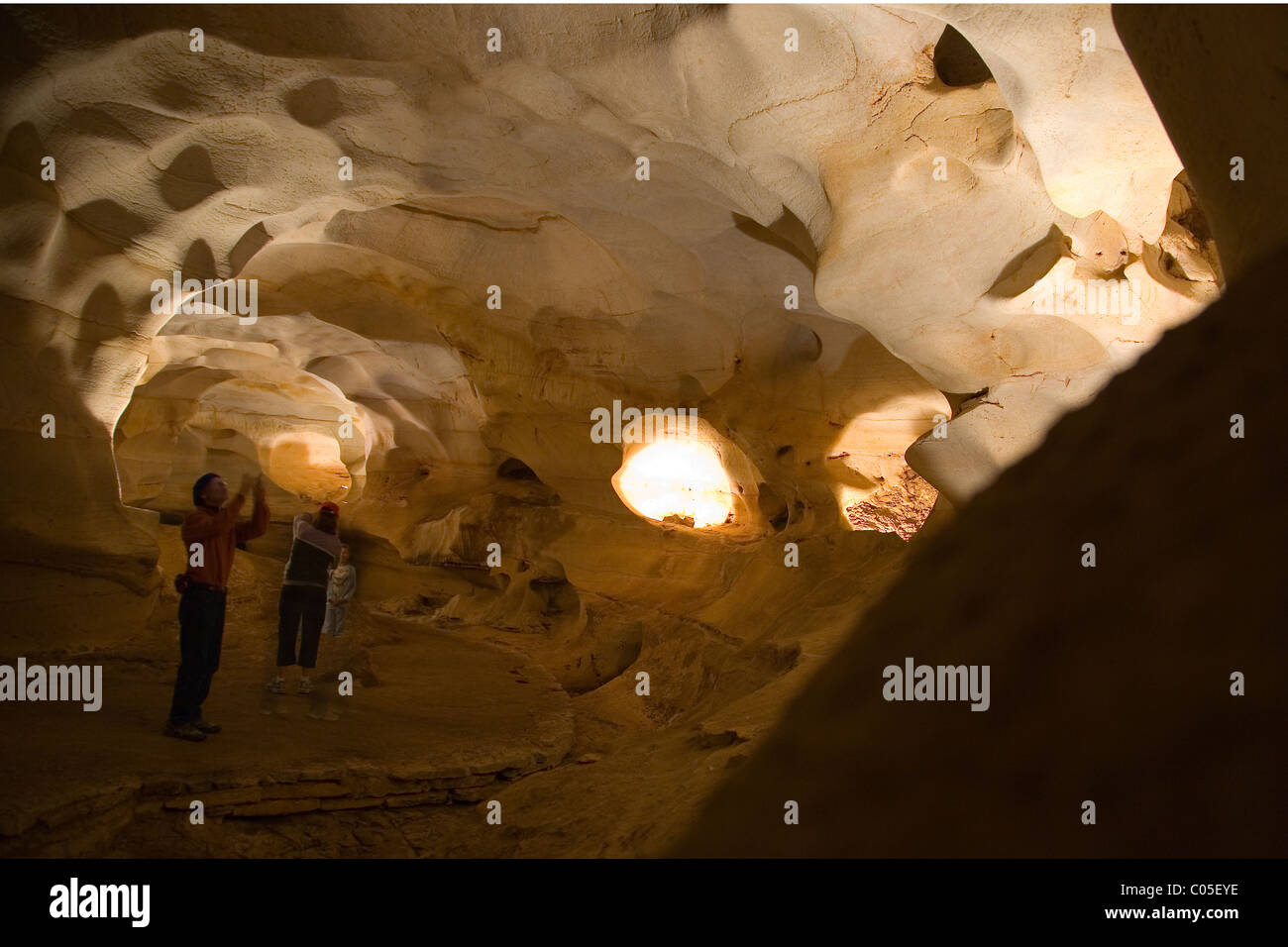 Longhorn Caverns in Texas Stock Photo