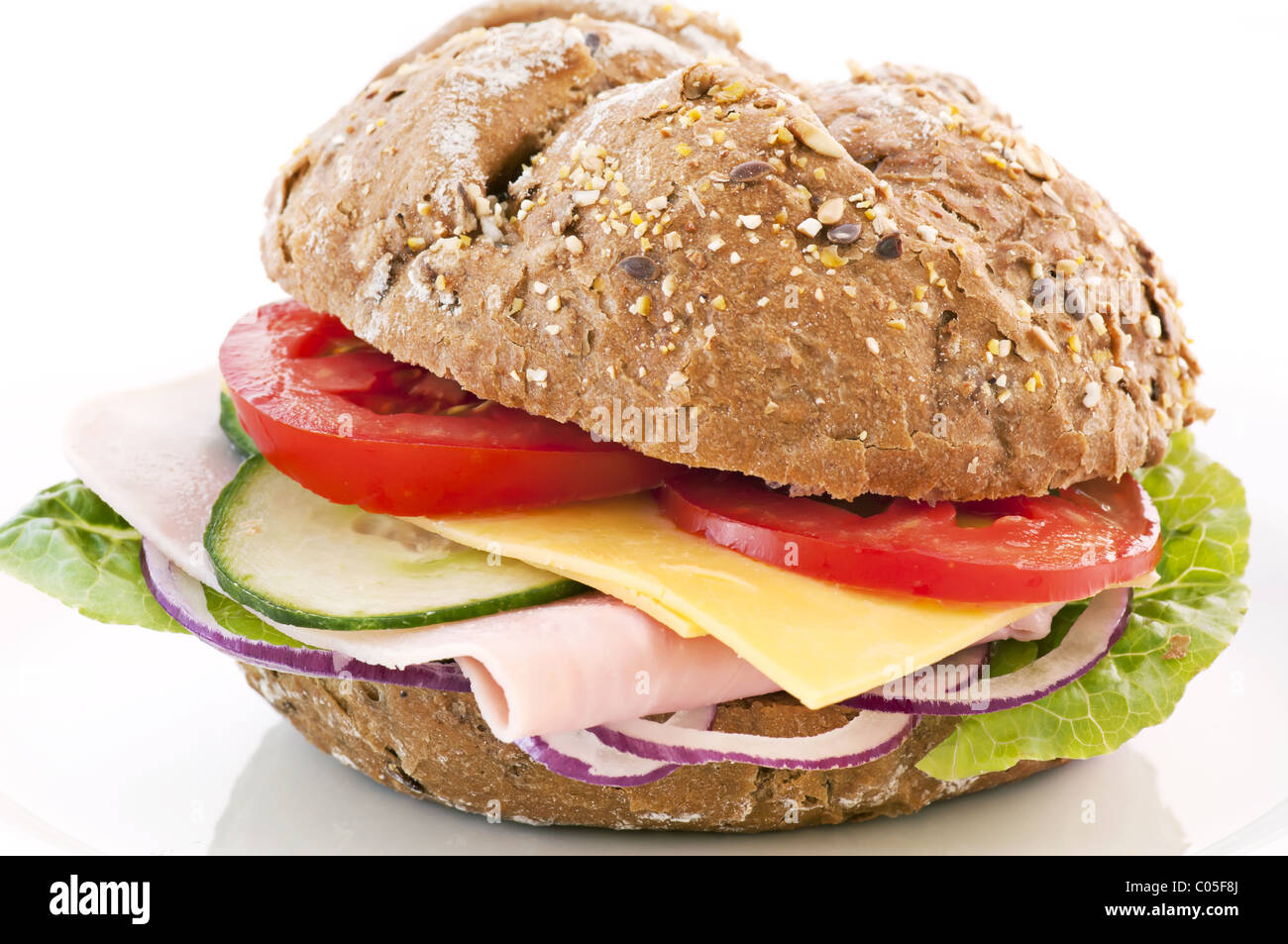 Cheese ham sandwich white bread hires stock photography and images Alamy