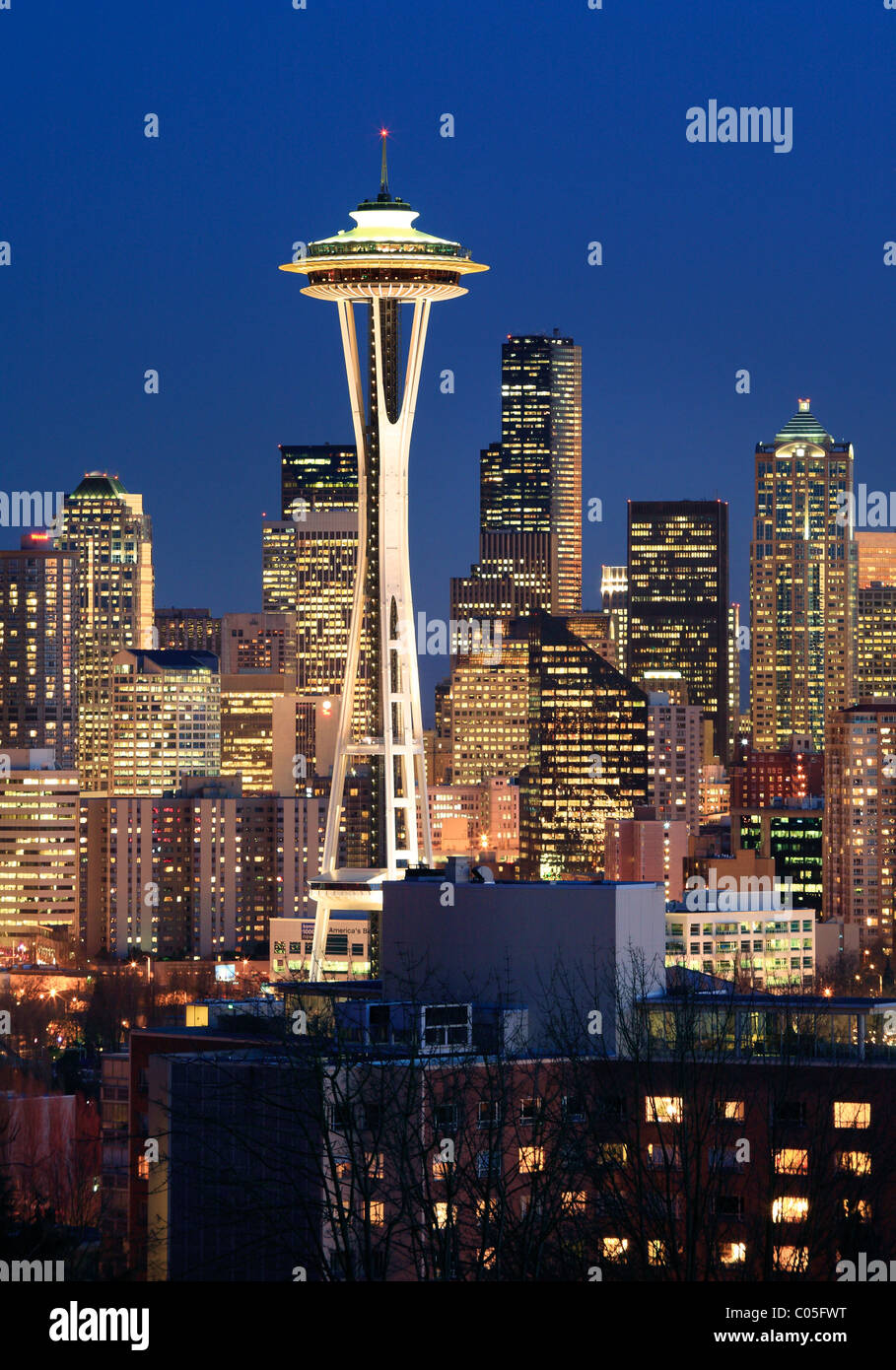 Seattle skyline from Kerry Park Stock Photo - Alamy