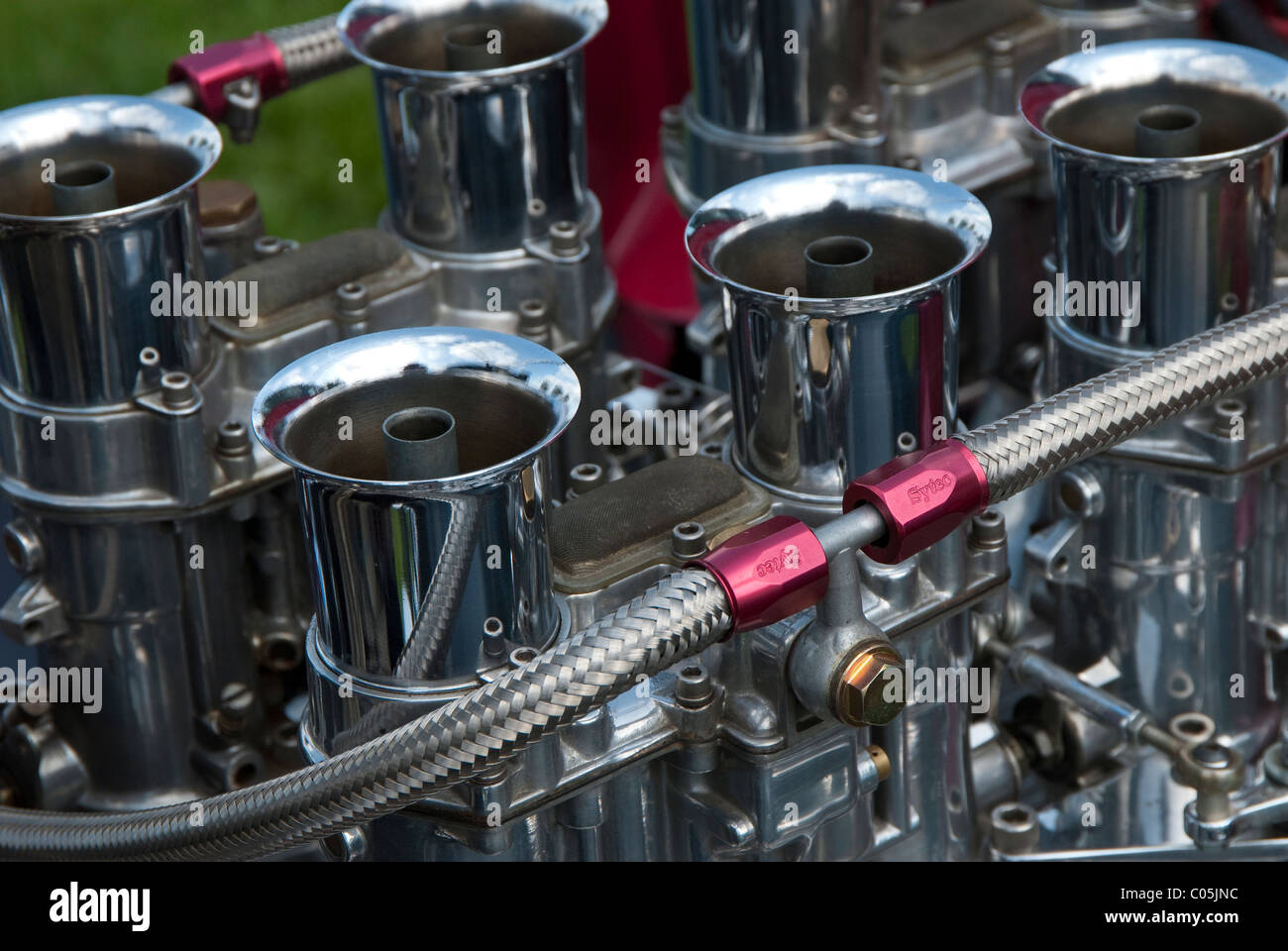 Car engine air intakes Stock Photo Alamy