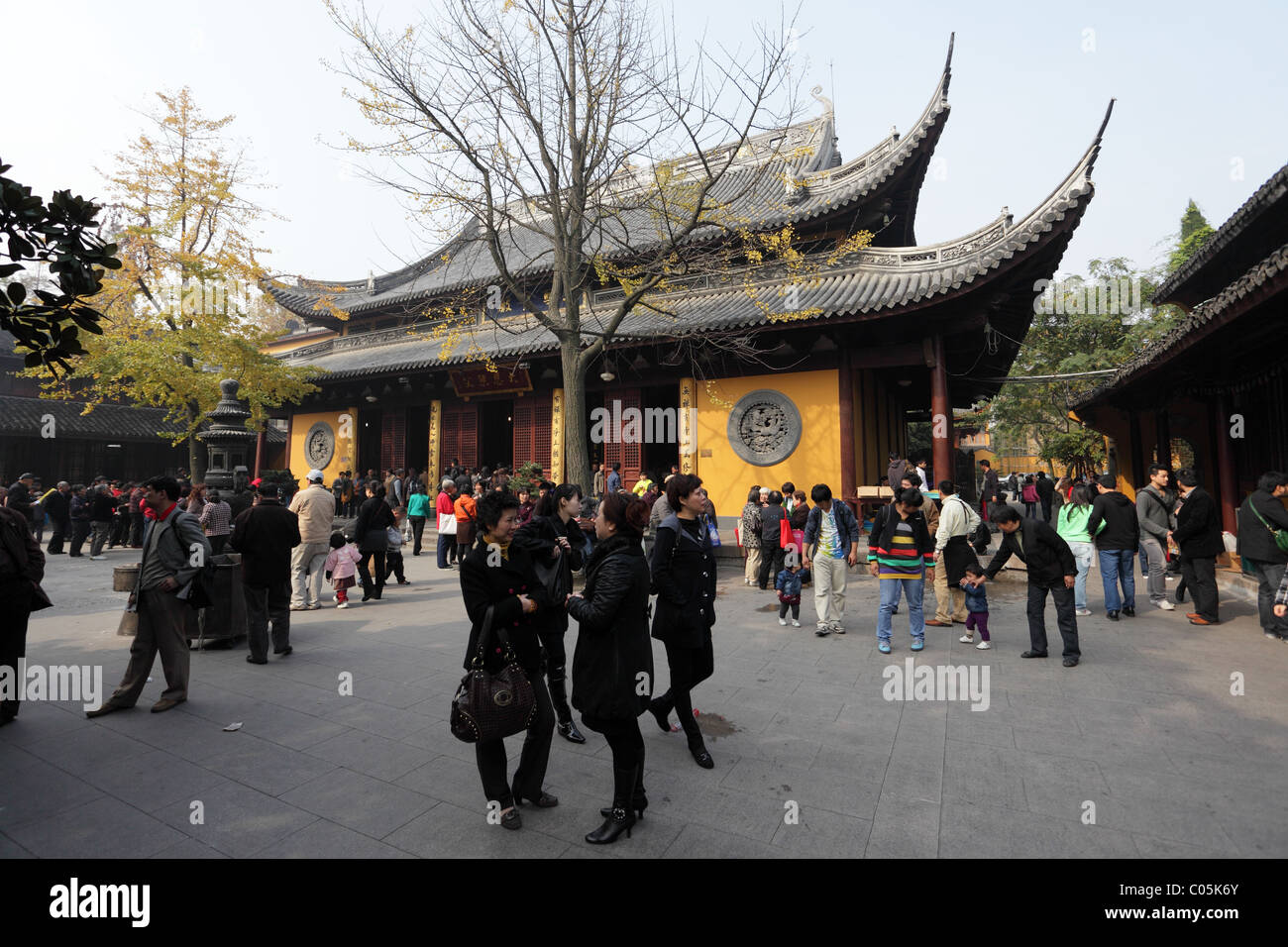 Longhua Temple in Shanghai, China. Stock Photo
