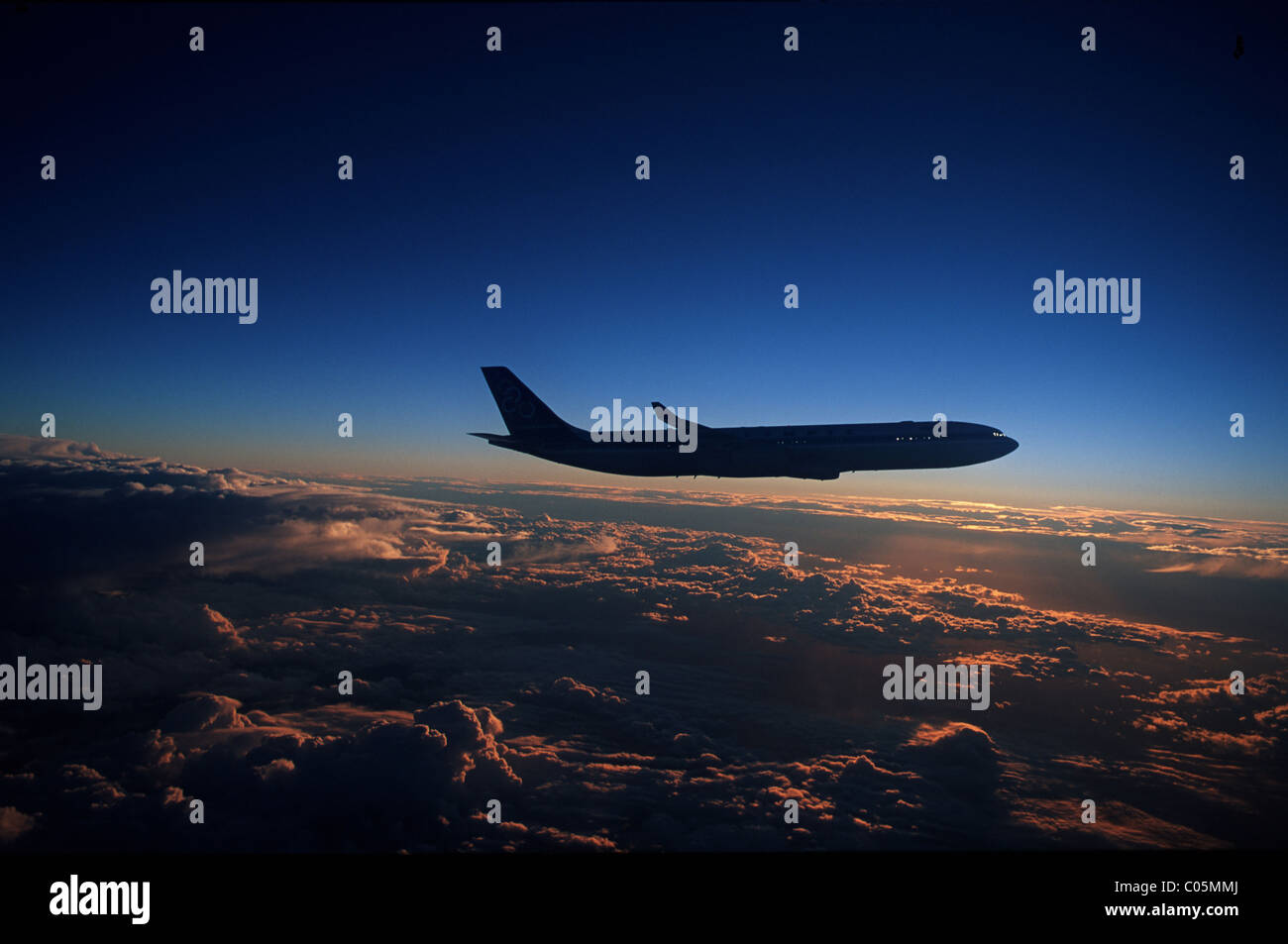 Airbus A340 Stock Photo