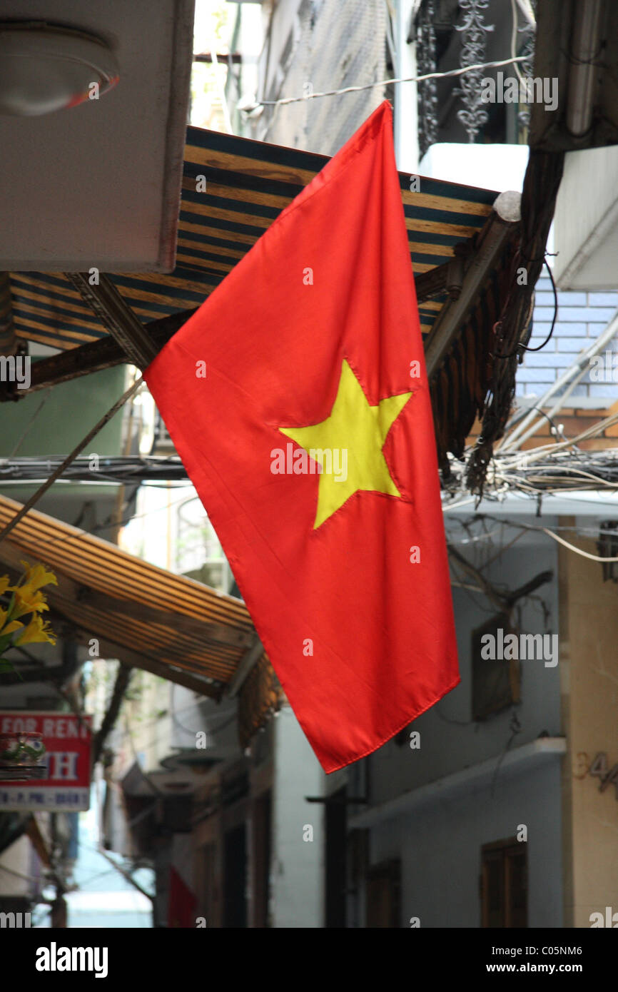 Flag of Vietnam Stock Photo